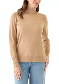 Women's Long Sleeve Turtleneck Sweater