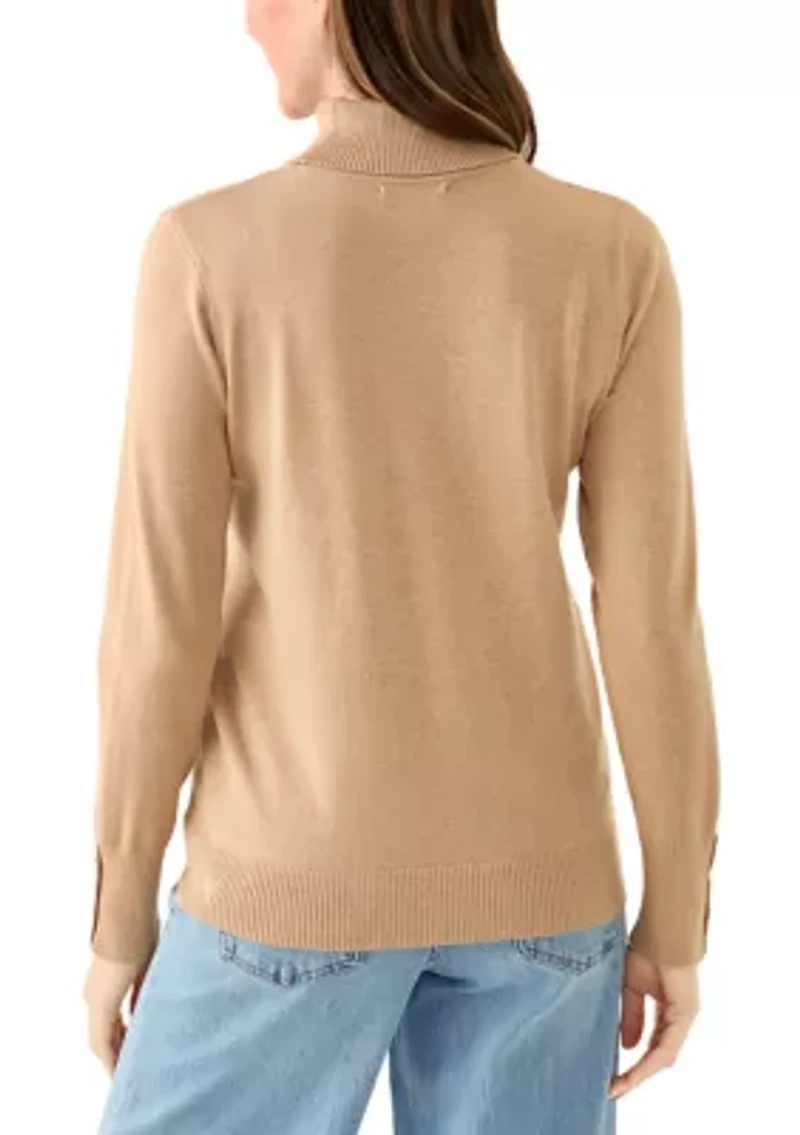 Women's Long Sleeve Turtleneck Sweater