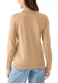Women's Long Sleeve Turtleneck Sweater