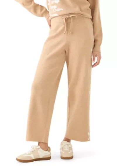 Women's Printed Wide Leg Sweatpants