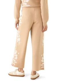 Women's Printed Wide Leg Sweatpants