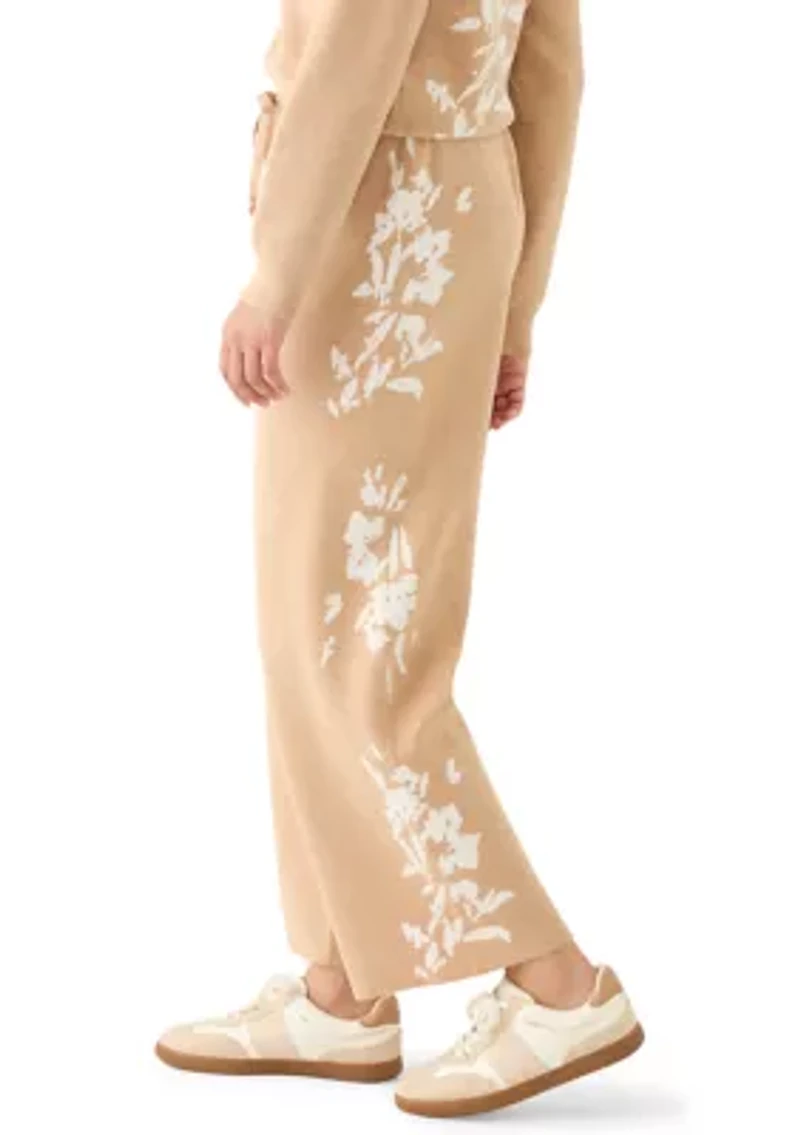 Women's Printed Wide Leg Sweatpants