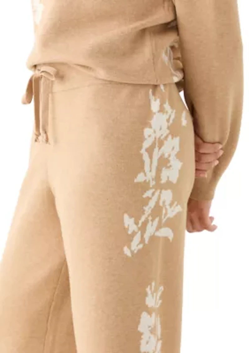Women's Printed Wide Leg Sweatpants
