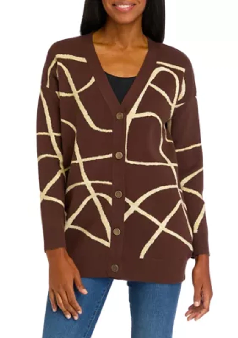 Women's Printed Cardigan