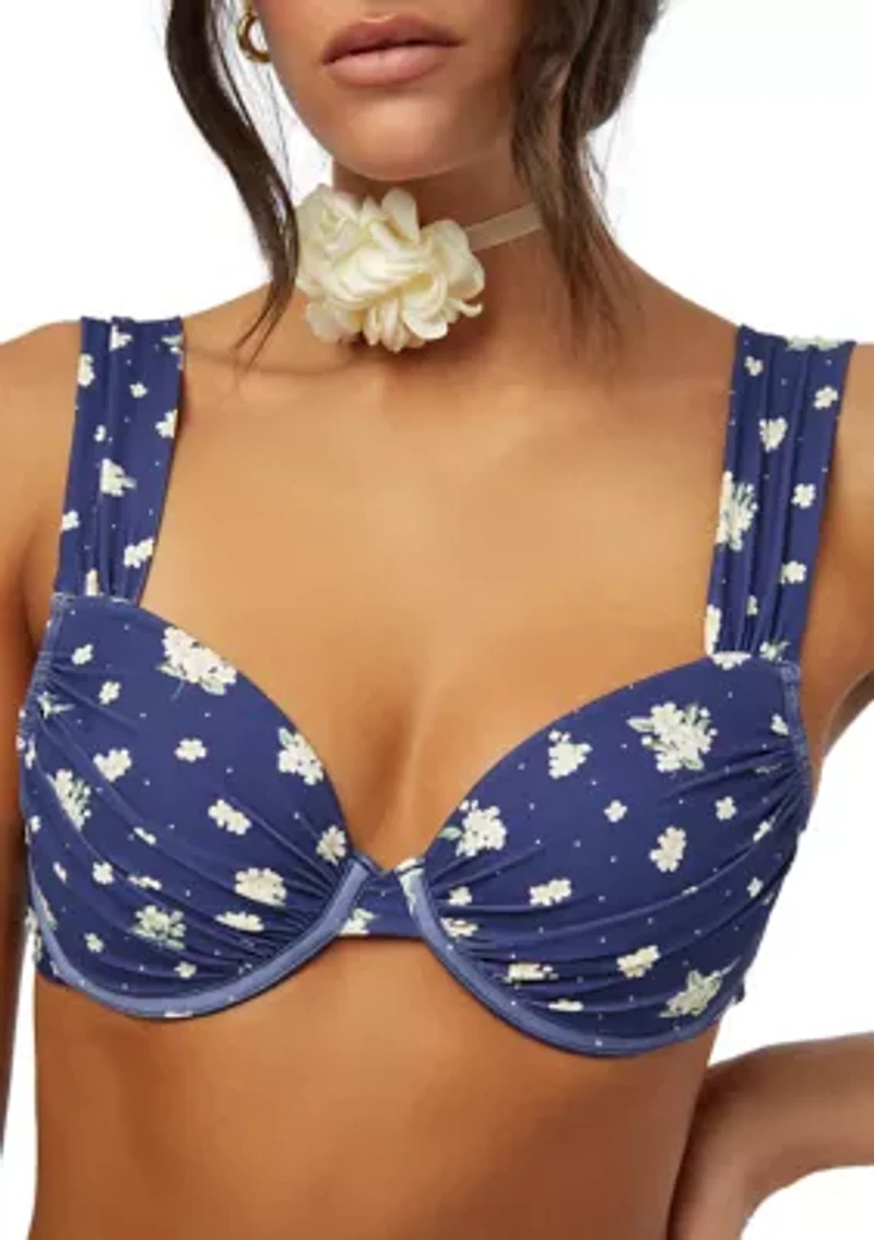 Claudia Ruched Swim Top