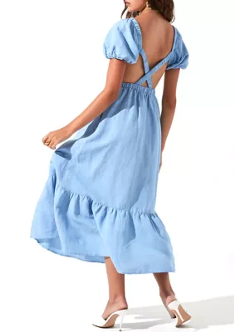 Women's Puff Sleeve Dress