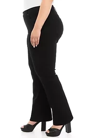 Plus Mid Rise Bootcut Stretch Jeans