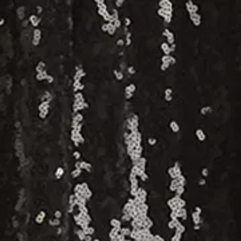 Petite Blouson Sleeve Sequin Tiered Dress