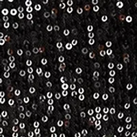 Plus Long Sleeve Sequin Boyfriend Shirt