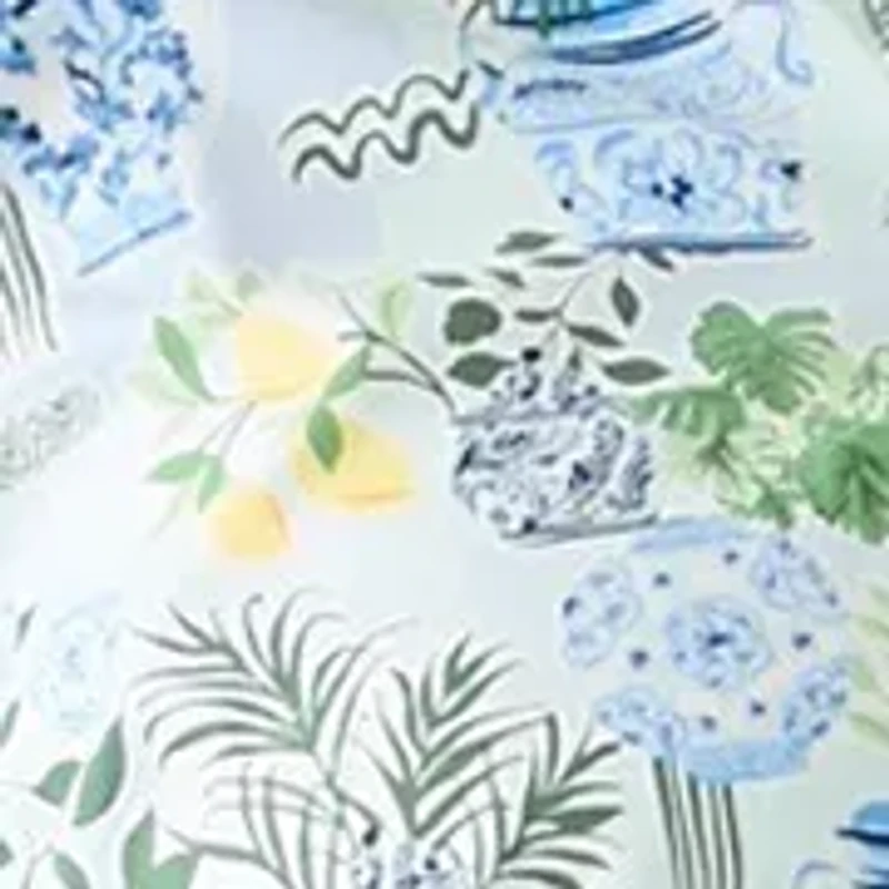 Plus Short Sleeve Printed Shirtdress