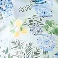 Plus Short Sleeve Printed Shirtdress