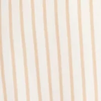 Petite Balloon Sleeve Striped Woven Blouse
