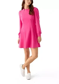 Women's Long Sleeve French Terry Dress