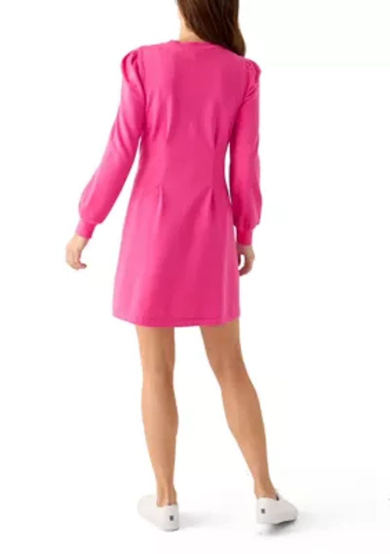 Women's Long Sleeve French Terry Dress