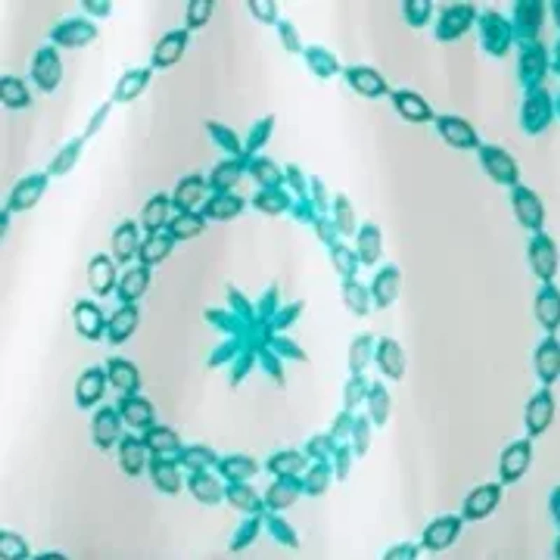 Women's Belted Maxi Eyelet Dress