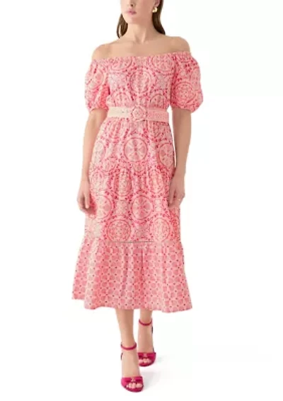 Women's Belted Maxi Dress