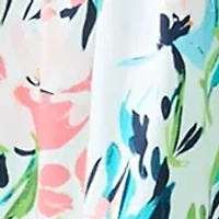 Plus Off the Shoulder Puff Sleeve Printed Maxi Dress