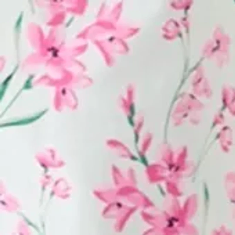 Women's Printed Button Short Dress
