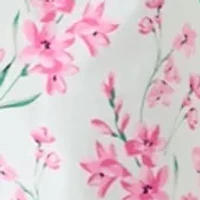 Women's Printed Button Short Dress