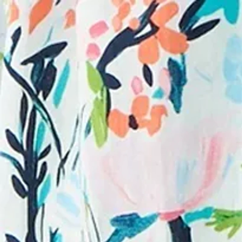 Plus Short Sleeve Tiered Linen Shirtdress