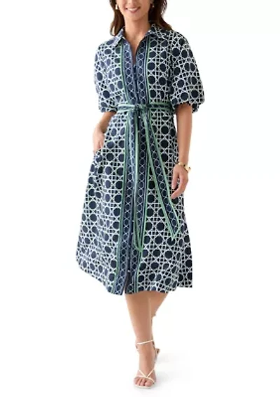 Petite Puff Sleeve Maxi Dress