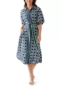 Petite Puff Sleeve Maxi Dress