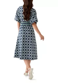 Petite Puff Sleeve Maxi Dress