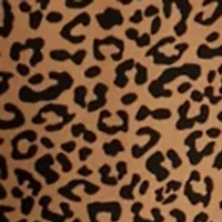 Plus 3/4 Sleeve Woven Print Blouse