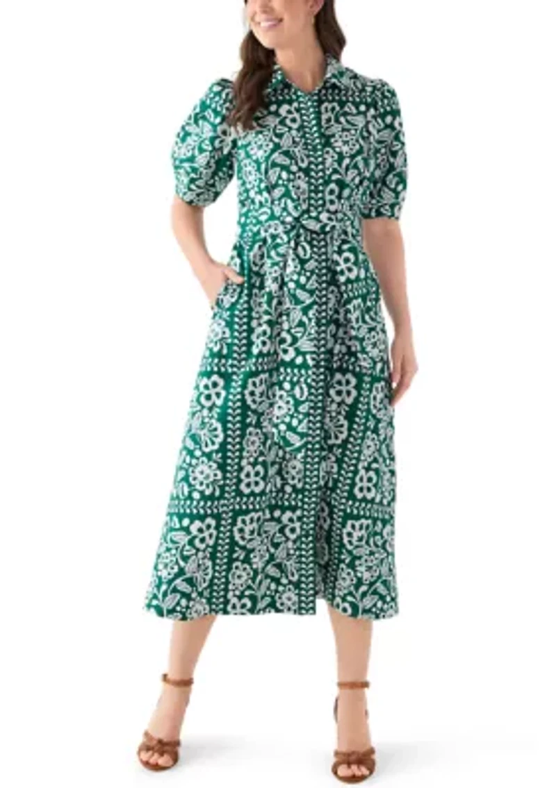 Women's Elbow Sleeve Maxi Dress