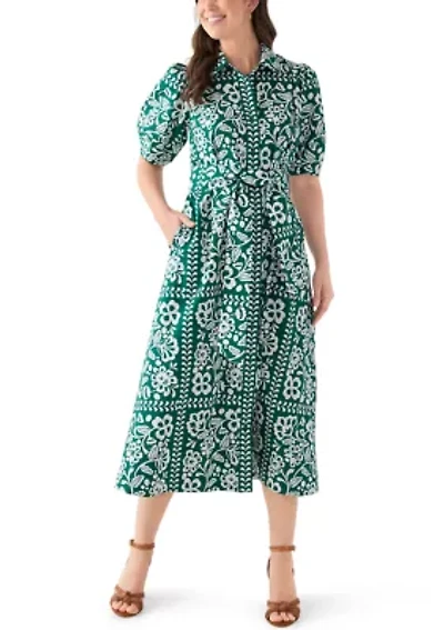 Women's Elbow Sleeve Maxi Dress