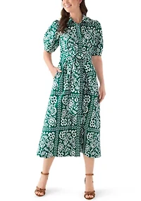 Women's Elbow Sleeve Maxi Dress