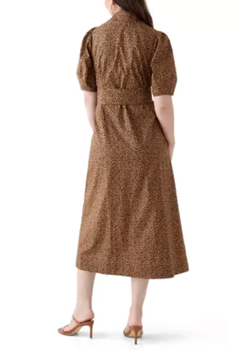 Women's Elbow Sleeve Maxi Dress