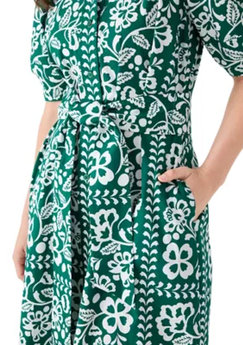 Women's Elbow Sleeve Maxi Dress