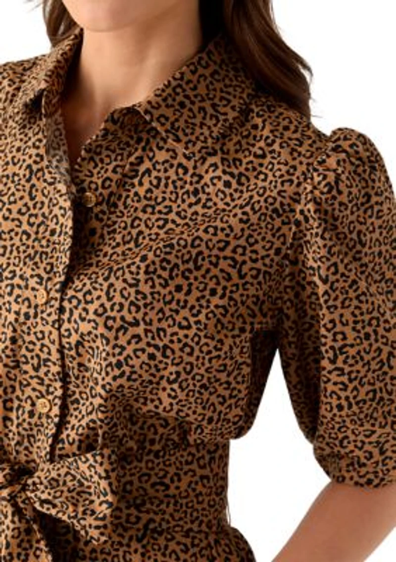 Petite Elbow Sleeve Floral Maxi Dress