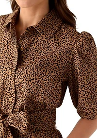 Petite Elbow Sleeve Floral Maxi Dress