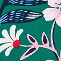 Plus Puff Sleeve V-Neck Blouse