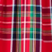 Women's Long Sleeve Button Front Maxi Print Dress