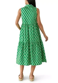 Women's Sleeveless Shirtdress