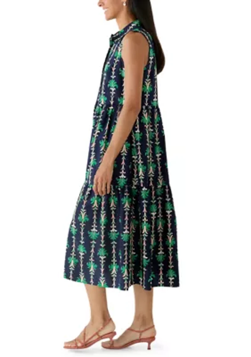 Women's Sleeveless Shirtdress