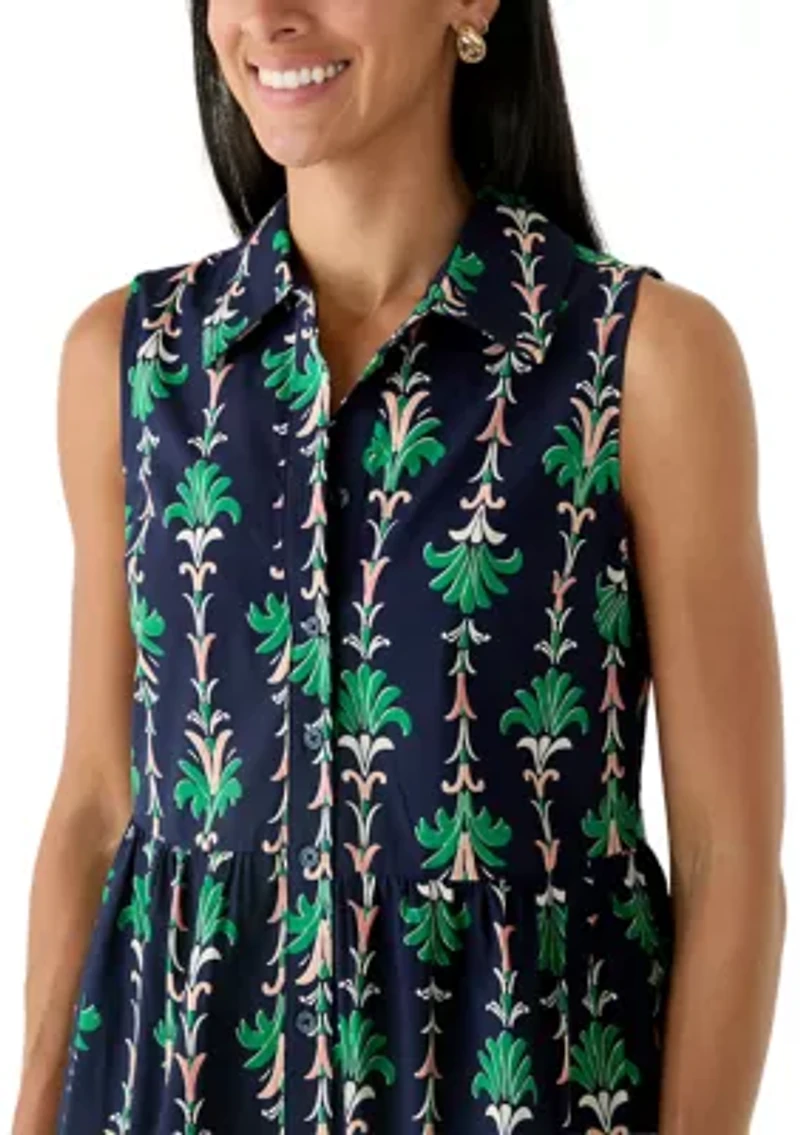 Women's Sleeveless Shirtdress