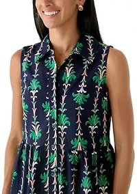 Women's Sleeveless Shirtdress