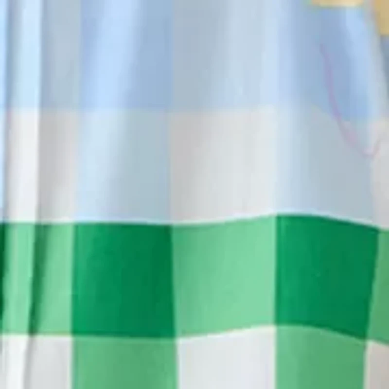 Women's Belted Plaid Shirtdress