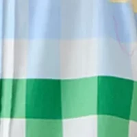 Women's Belted Plaid Shirtdress