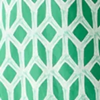 Petite Short Puff Sleeve Ruffle Yoke Dress