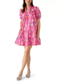 Women's Puff Sleeve Shirtdress