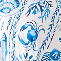 Plus Print Midi Shirtdress
