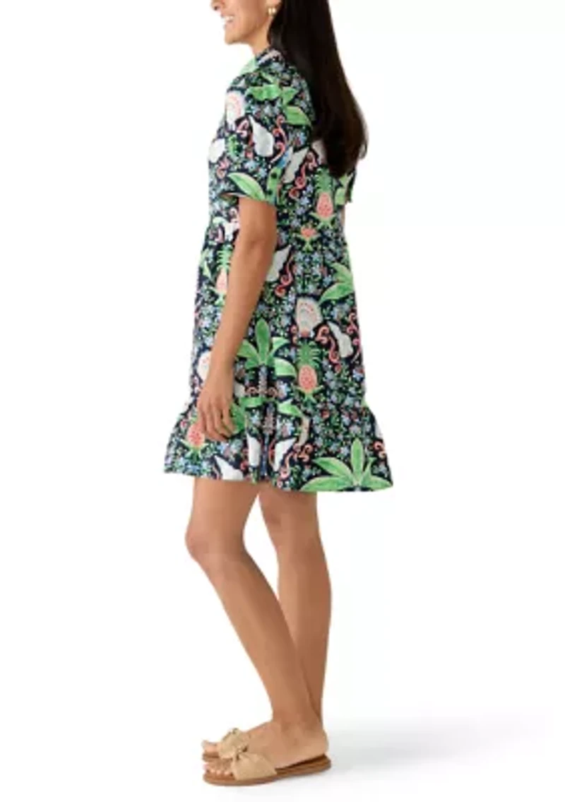Women's Short Sleeve Meredith Shirt Dress