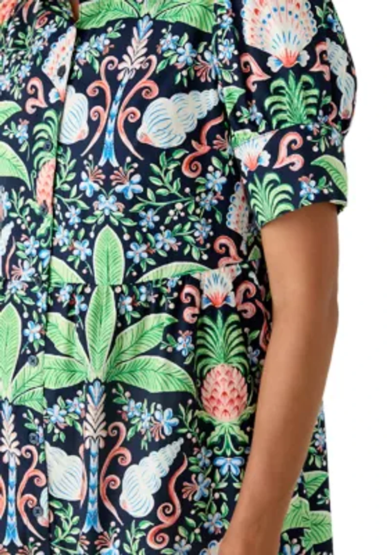 Women's Short Sleeve Meredith Shirt Dress
