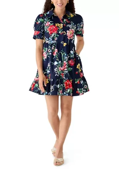 Petite Short Sleeve Meredith Shirt Dress
