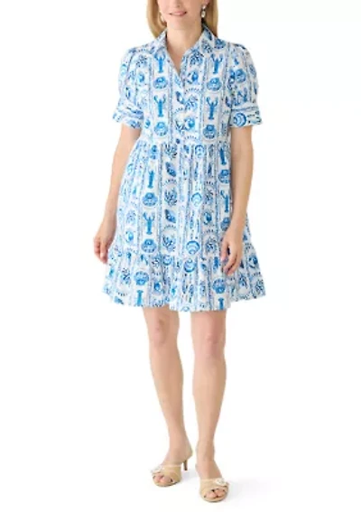 Women's Short Sleeve Meredith Shirt Dress